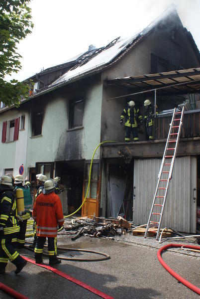Gro&szlig;brand in L&ouml;wenstein | 25.07.