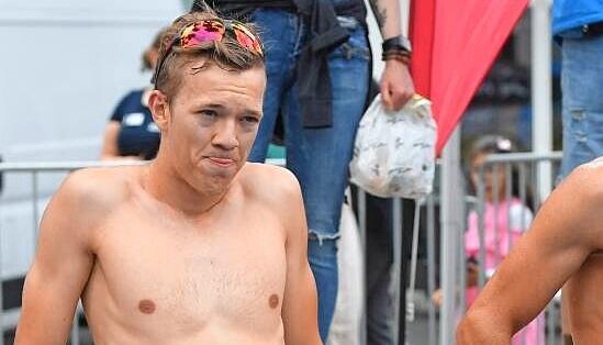 Matteo Kozka von der NSU ist geknickt: Er verpasst sein Ziel knapp. Matteo Kozka von der NSU ist geknickt: Er verpasst sein Ziel knapp.