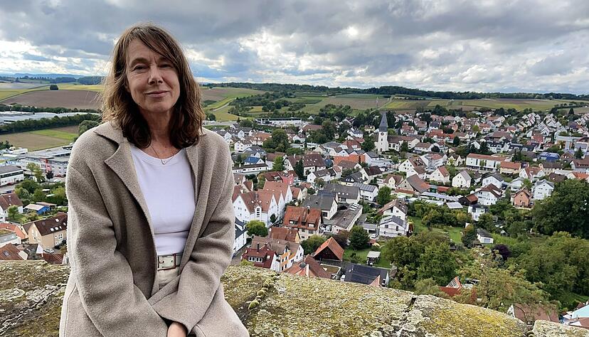Sie liebt die Natur, Anja Weimar, die Burgherrin von Stettenfels.