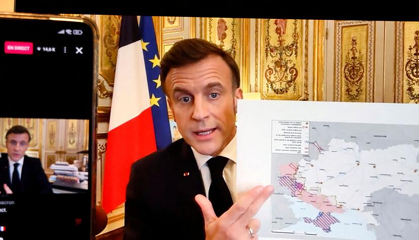 Macron will Trump davon überzeugen, beim Thema Ukraine mit den Europäern an einem Strang zu ziehen. Macron will Trump davon überzeugen, beim Thema Ukraine mit den Europäern an einem Strang zu ziehen.