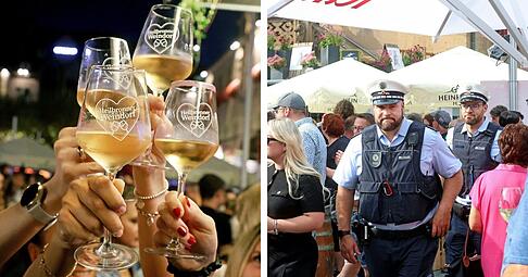 Die Polizei zieht eine Bilanz von den Einsätzen auf dem Heilbronner Weindorf.