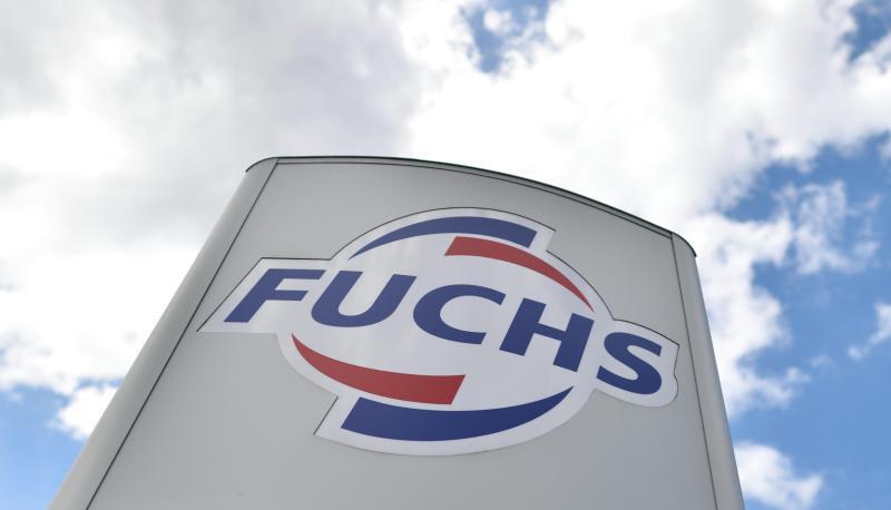 Das Logo des Schmierstoffspezialisten Fuchs Petrolub. Foto: Uwe Anspach/Archiv