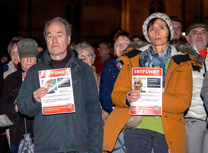 Kundgebung gegen Antisemitismus in Heilbronn