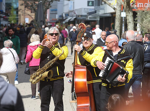 Verteilt in Heilbronn gibt es bei der Magie der Stimmen unterschiedliche Musikgruppen, die auftreten.
