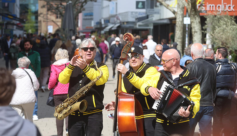 Verteilt in Heilbronn gibt es bei der Magie der Stimmen unterschiedliche Musikgruppen, die auftreten.