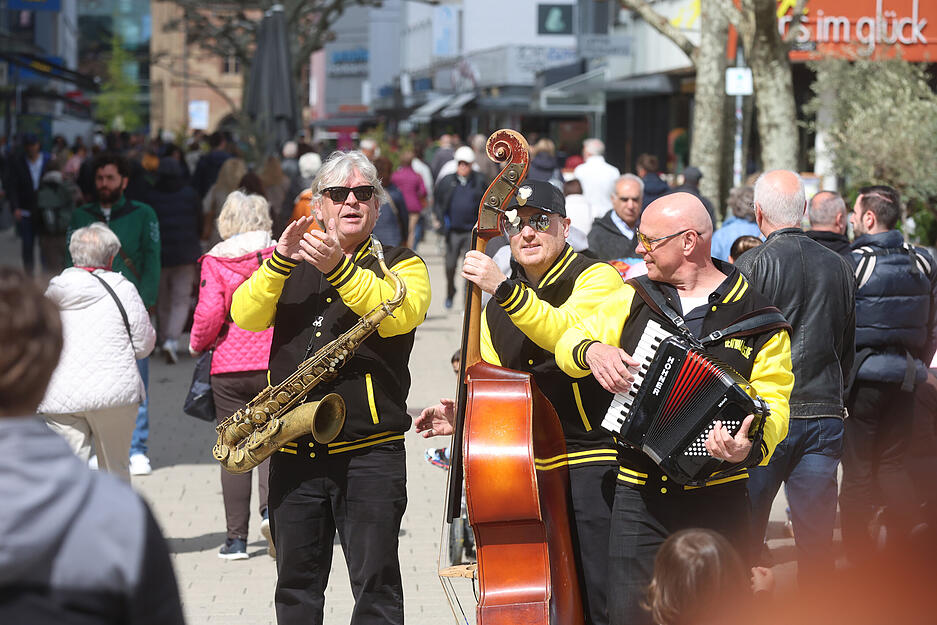 Verteilt in Heilbronn gibt es bei der Magie der Stimmen unterschiedliche Musikgruppen, die auftreten.