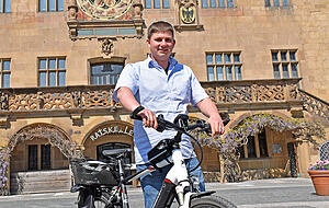 Stefan Muth, Heilbronns Radverkehrsbeauftragter. Stefan Muth, Heilbronns Radverkehrsbeauftragter.