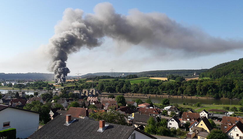 Brand in Ha&szlig;mersheim