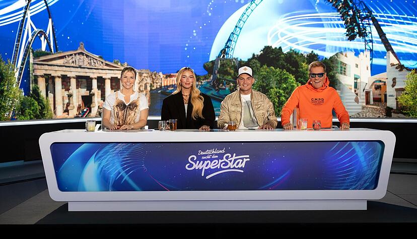 Die DSDS-Jury mit (v.l.) Beatrice Egli, Loredana, Pietro Lombardi und Dieter Bohlen. Die DSDS-Jury mit (v.l.) Beatrice Egli, Loredana, Pietro Lombardi und Dieter Bohlen.