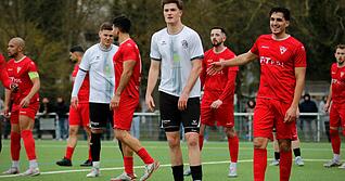 Gegen den TSV Weilimdorf erzielt Luis Weber schon zum dritten Mal ein Tor f&uuml;r den VfR Heilbronn in der letzten Minute der Nachspielzeit.