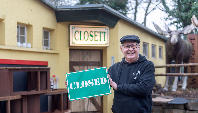 Jürgen Scholz, Toilettenmann des Foodcourt, ist nach 23 Jahren in Rente gegangen. 
Foto: Mario Berger
