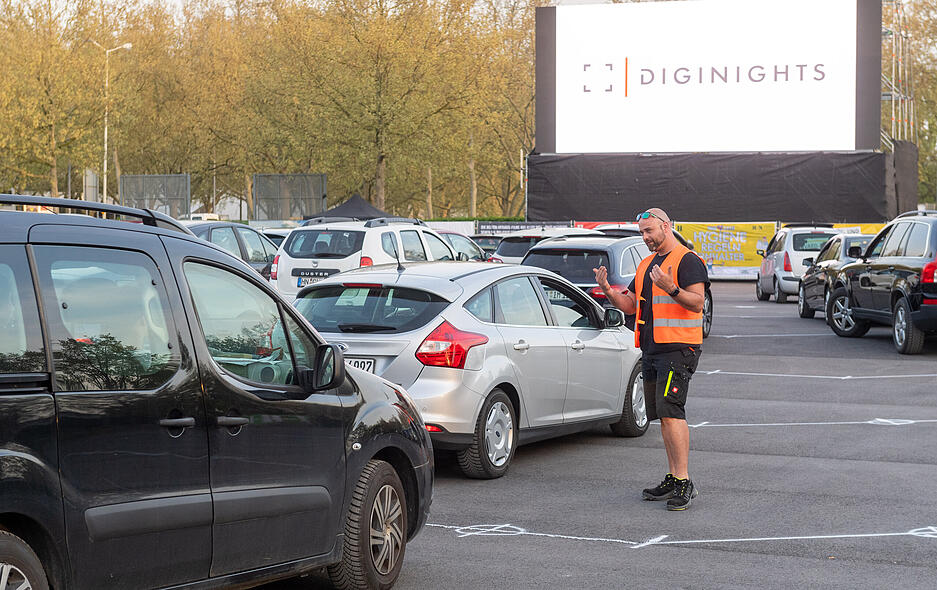 Autokino auf der Theresienwiese Heilbronn