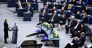 Die Spitzen der deutschen Politik nehmen Abschied von der fr&uuml;heren Bundestagspr&auml;sidentin S&uuml;ssmuth