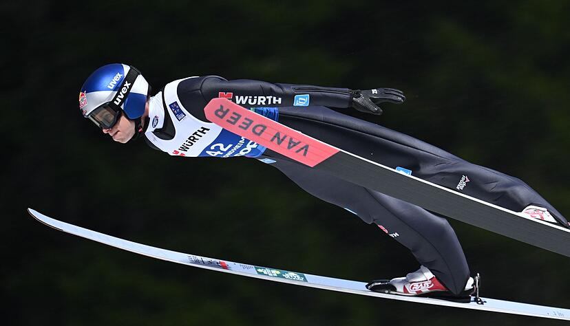 Andreas Wellinger im ersten Durchgang.