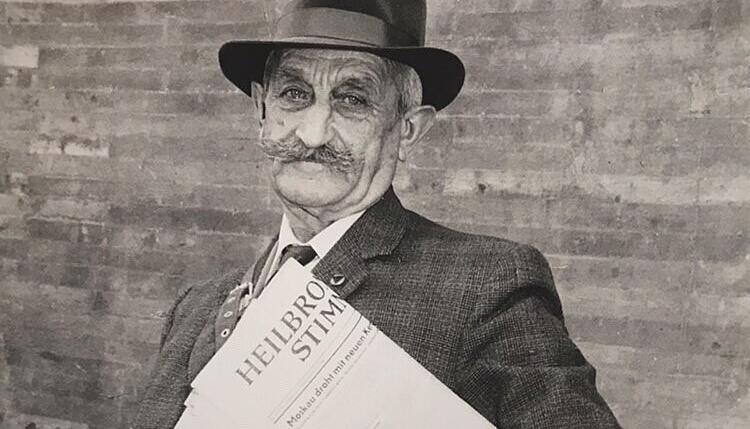 Als Austräger im Einsatz für die Stimme: Georg Carle. Foto: privat Als Austräger im Einsatz für die Stimme: Georg Carle. Foto: privat