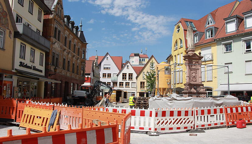Die erste Baustelle f&uuml;r die Landesgartenschau 2034 wurde in diesem Jahr begonnen. Der historische G&auml;nsmarkt wird umgestaltet. Der neue Boden liegt in weiten Teilen bereits &ndash; und 2025 soll das rund 2,4 Millionen Euro teure Startprojekt abgeschlossen sein.