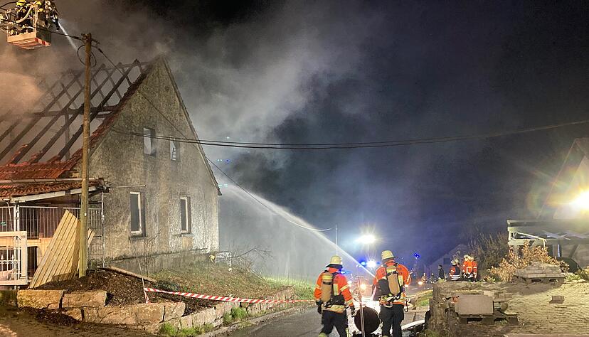 Scheunenbrand Neuenstein