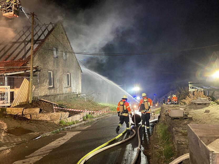 Scheunenbrand Neuenstein