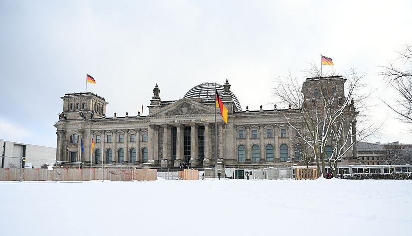 Starker Schneefall sorgte f&uuml;r echtes Wintergef&uuml;hl in Berlin.