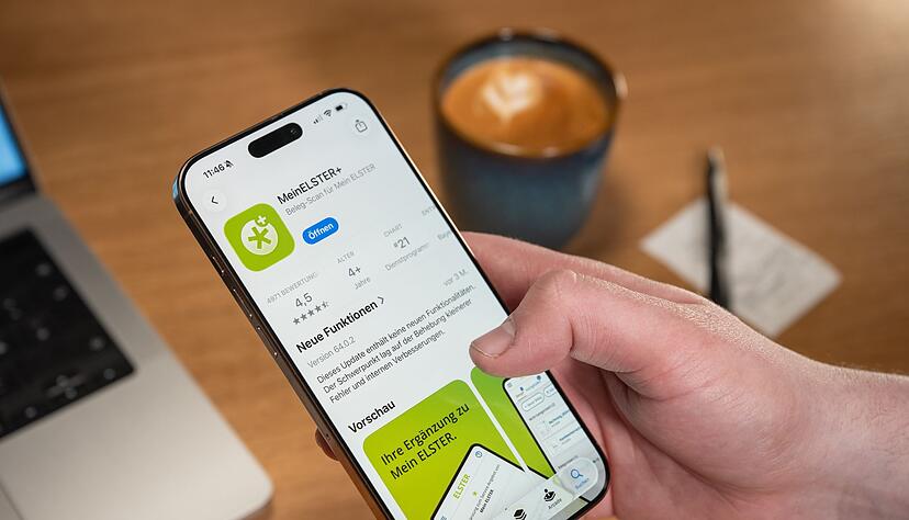 Steuererkl&auml;rung mit nur einem Klick? Ab Juli wird das mit der &laquo;MeinElster+&raquo;-App f&uuml;r manche Menschen m&ouml;glich sein.