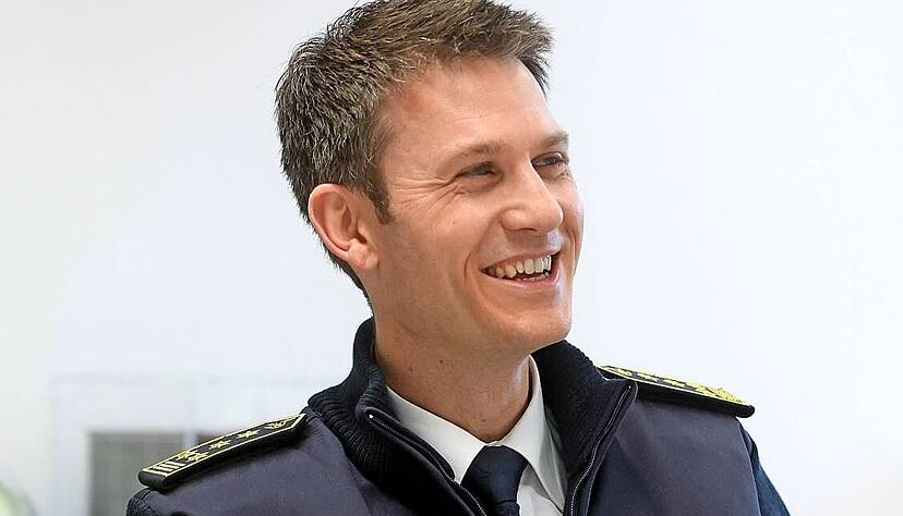 Feuerwehrkommandant Fabian Müller, Berufsfeuerwehr Heilbronn Feuerwehrkommandant Fabian Müller, Berufsfeuerwehr Heilbronn