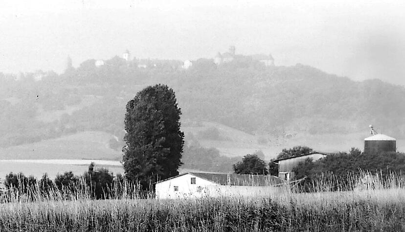 Noch bis in die 90er Jahre war das Gebiet unterhalb von Waldenburg landwirtschaftlich geprägt. Der Gewerbepark Hohenlohe hat einiges verändert.
Foto: Archiv/Keller Noch bis in die 90er Jahre war das Gebiet unterhalb von Waldenburg landwirtschaftlich geprägt. Der Gewerbepark Hohenlohe hat einiges verändert.
Foto: Archiv/Keller