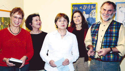 Franz Sedlak und sein Beraterinnen-Team der Katholischen Psychologischen Beratungsstelle (von links) Rita Jansen, Ulrike Felis, Rita Krach und Sabine Simpfend&ouml;rfer. (Foto: Ulrike Kugler)