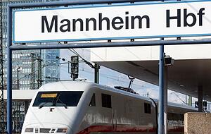 Auf der Schnellfahrstrecke zwischen Stuttgart und Mannheim sparen die Züge viel Zeit ein. Foto: dpa
