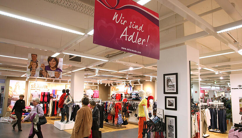 Die Adler-Modemärkte gehören künftig zum Familienunternehmen Röther aus Schwäbisch Hall