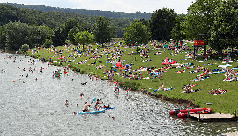 Die Ehmetsklinge bei Zaberfeld ist im Sommer ein beliebtes Ausflugsziel.