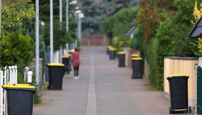 Die M&uuml;llabfuhr kommt, also raus mit den Gelben Tonnen!