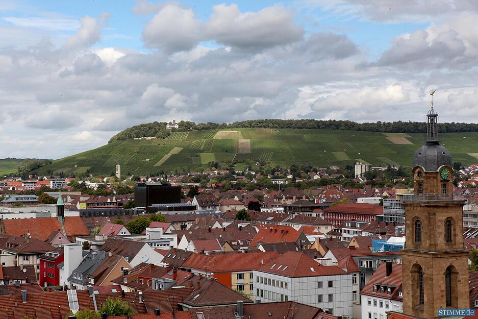 Heilbronner Wartberg, Blick von der Kilianskirche