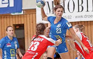 Intensiver Stromberg-Cup II: B&ouml;nnigheims Katja Kerner, beste Werferin des TSV, war kaum zu stoppen.