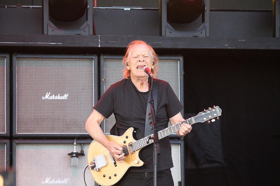 AC/DC sorgt am Sonntag in Karlsruhe für beste Stimmung.