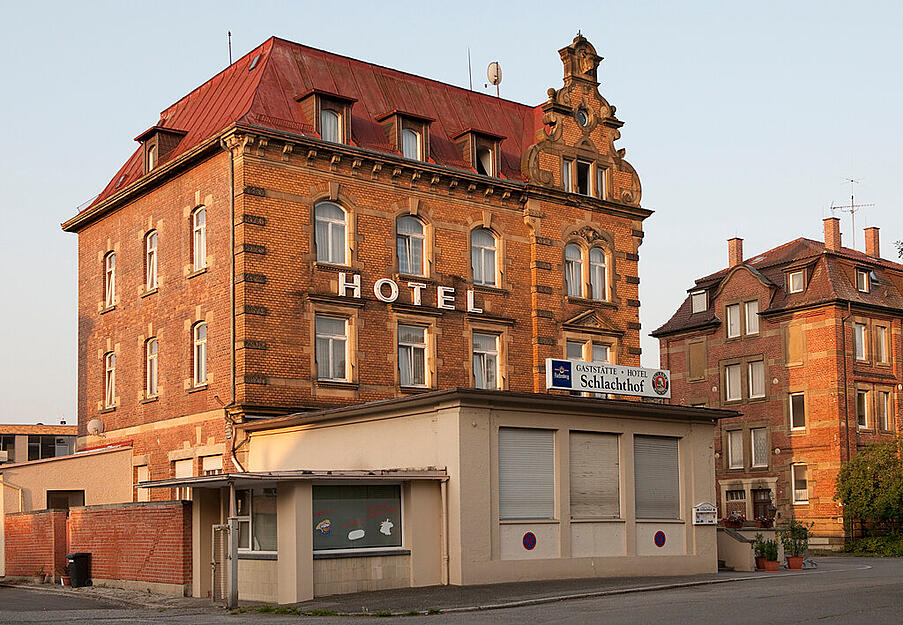 2010: Die Tage der Heilbronner Schlachthof-Gaststätte sind gezählt. Stadtarchiv Heilbronn 2010: Die Tage der Heilbronner Schlachthof-Gaststätte sind gezählt. Stadtarchiv Heilbronn