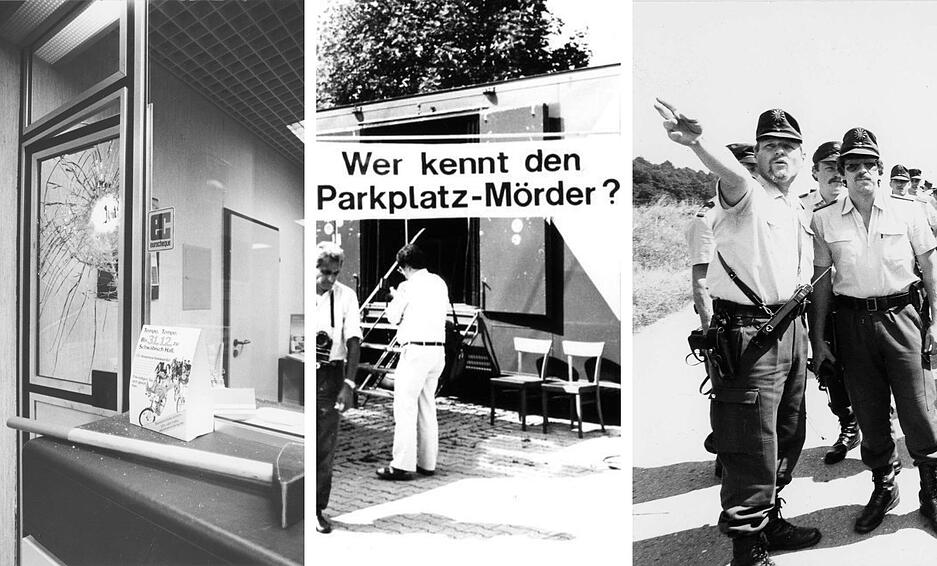 Der erste Mord an einem Heilbronner im Mai 1984 geschieht auf einem Parkplatz nahe Marbach am Neckar. Anschließend erbeutet der Täter knapp 5000 Mark bei einem Banküberfall in Burgstetten-Erbstetten im Rems-Murr-Kreis. Kurz vor dem Jahreswechsel tötet er nahe Großbottwar. Für den Banküberfall fasst er Cleebronn ins Auge. Da die Polizei nun einen Serientäter vermutet, wird die Sonderkommission "Hammer" gegründet. Der erste Mord an einem Heilbronner im Mai 1984 geschieht auf einem Parkplatz nahe Marbach am Neckar. Anschließend erbeutet der Täter knapp 5000 Mark bei einem Banküberfall in Burgstetten-Erbstetten im Rems-Murr-Kreis. Kurz vor dem Jahreswechsel tötet er nahe Großbottwar. Für den Banküberfall fasst er Cleebronn ins Auge. Da die Polizei nun einen Serientäter vermutet, wird die Sonderkommission "Hammer" gegründet.