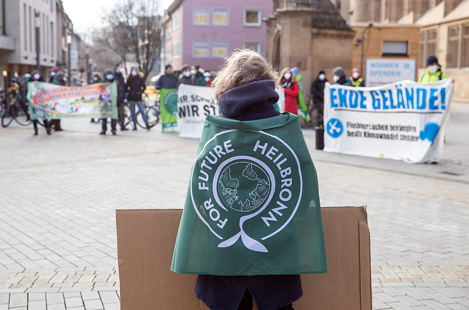 Kundgebung in Heilbronn zum Globalen Klimaaktionstag