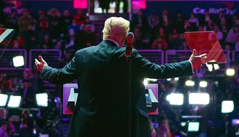 Trump versprach, sofort «jede einzelne Krise» im Land zu beheben.