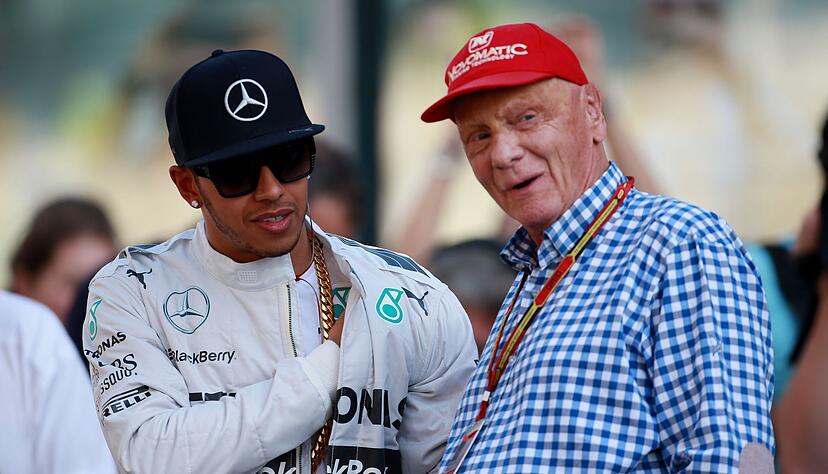 Hamilton schätzte Lauda sehr. Hamilton schätzte Lauda sehr.