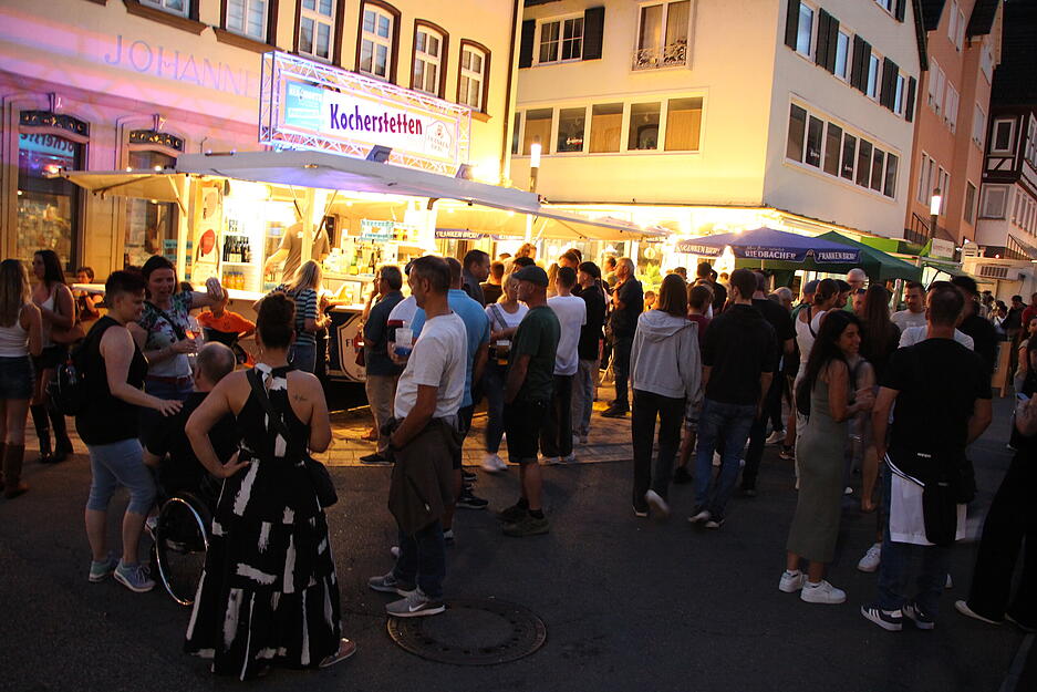 Drei Tage lang Stadtfest in Künzelsauer Innenstadt.