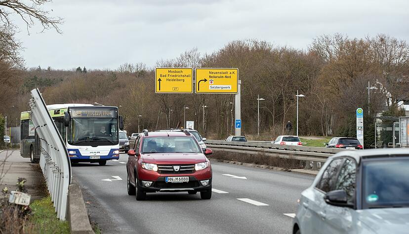 Der Bund will die B27 bei Neckarsulm ausbauen. Auch ein Tunnel ist möglich. Foto: Andreas Veigel