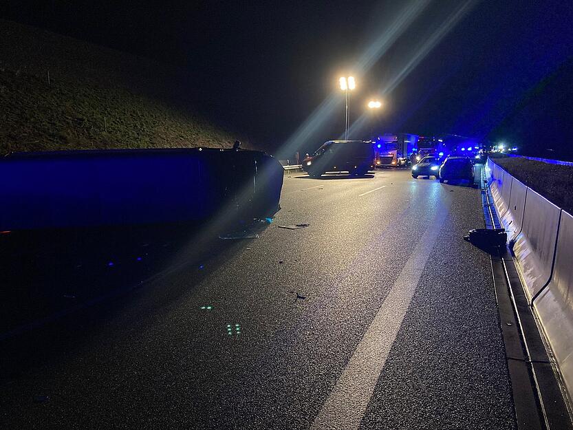 Vollsperrung der A6 nach Frontalunfall bei Heilbronn Vollsperrung der A6 nach Frontalunfall bei Heilbronn