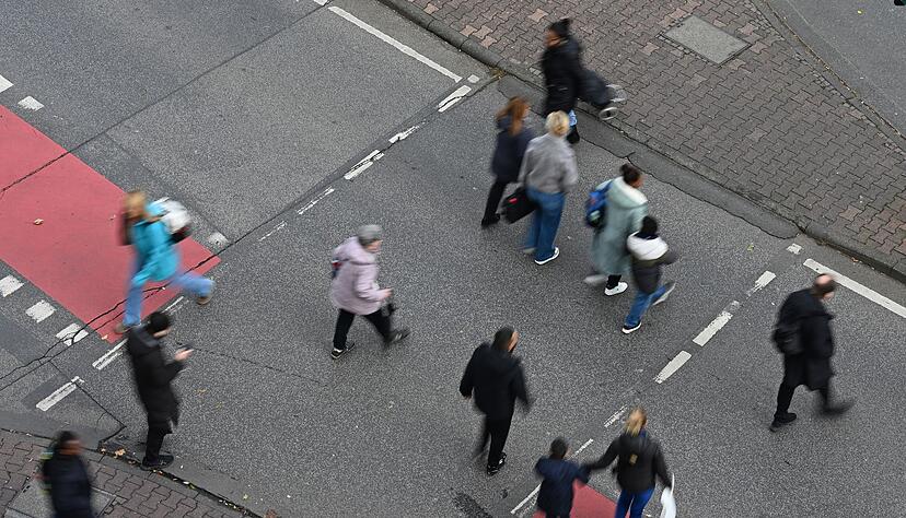 Fußverkehr gewinnt an Bedeutung. (Illustration)