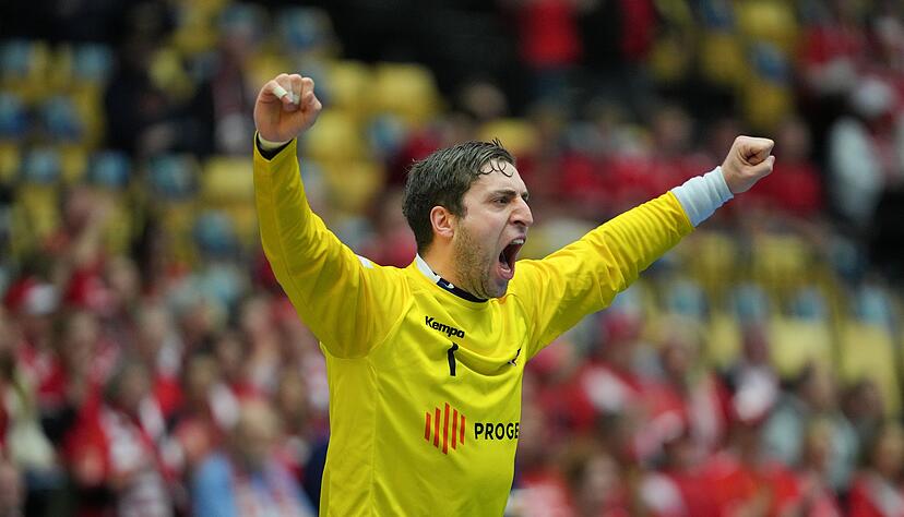 Die deutschen Fans kennen Domenico Ebner vom Bundesligisten SC DHfK Leipzig. (Archivbild)