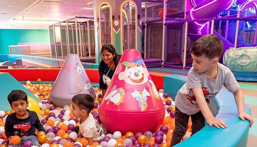 Ende April startete das Spieleland im Wollhaus, mitten in Heilbronn. Foto: Mario Berger