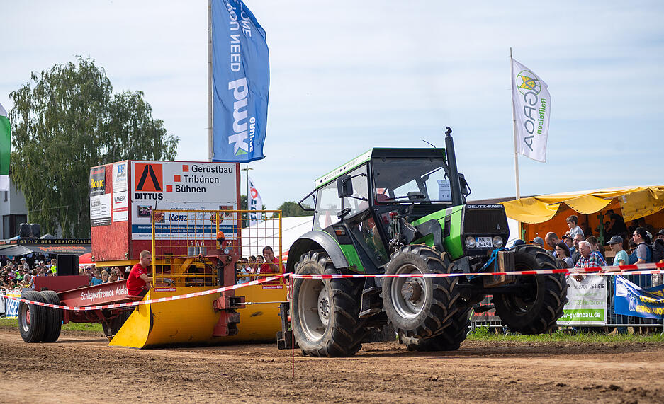 In Heilbronn-Sontheim dreht sich bei Trecker-Treck auch am Sonntag alles um Traktoren und große Maschinen.