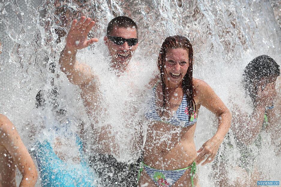 Freibad Bad Friedrichshall-Jagstfeld, Hitze 2015