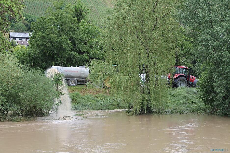Hochwasser in Forchtenberg Hochwasser in Forchtenberg
