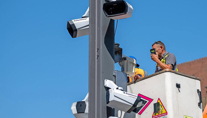 Heilbronn installiert &Uuml;berwachungskameras auf dem Marktplatz. In Betrieb sind sie aber noch nicht.