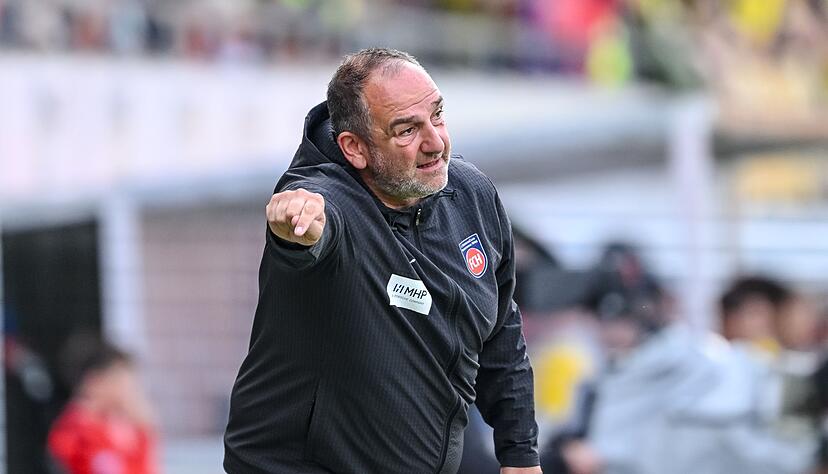 Mit seinem Team in dieser Saison noch ohne Punkt: FCH-Trainer Frank Schmidt.